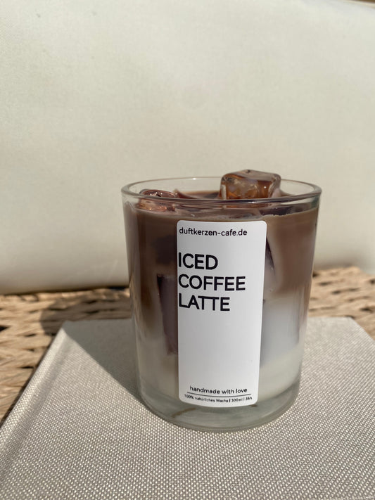 ICED COFFEE LATTE KERZE