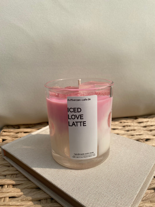 ICED LOVE LATTE KERZE