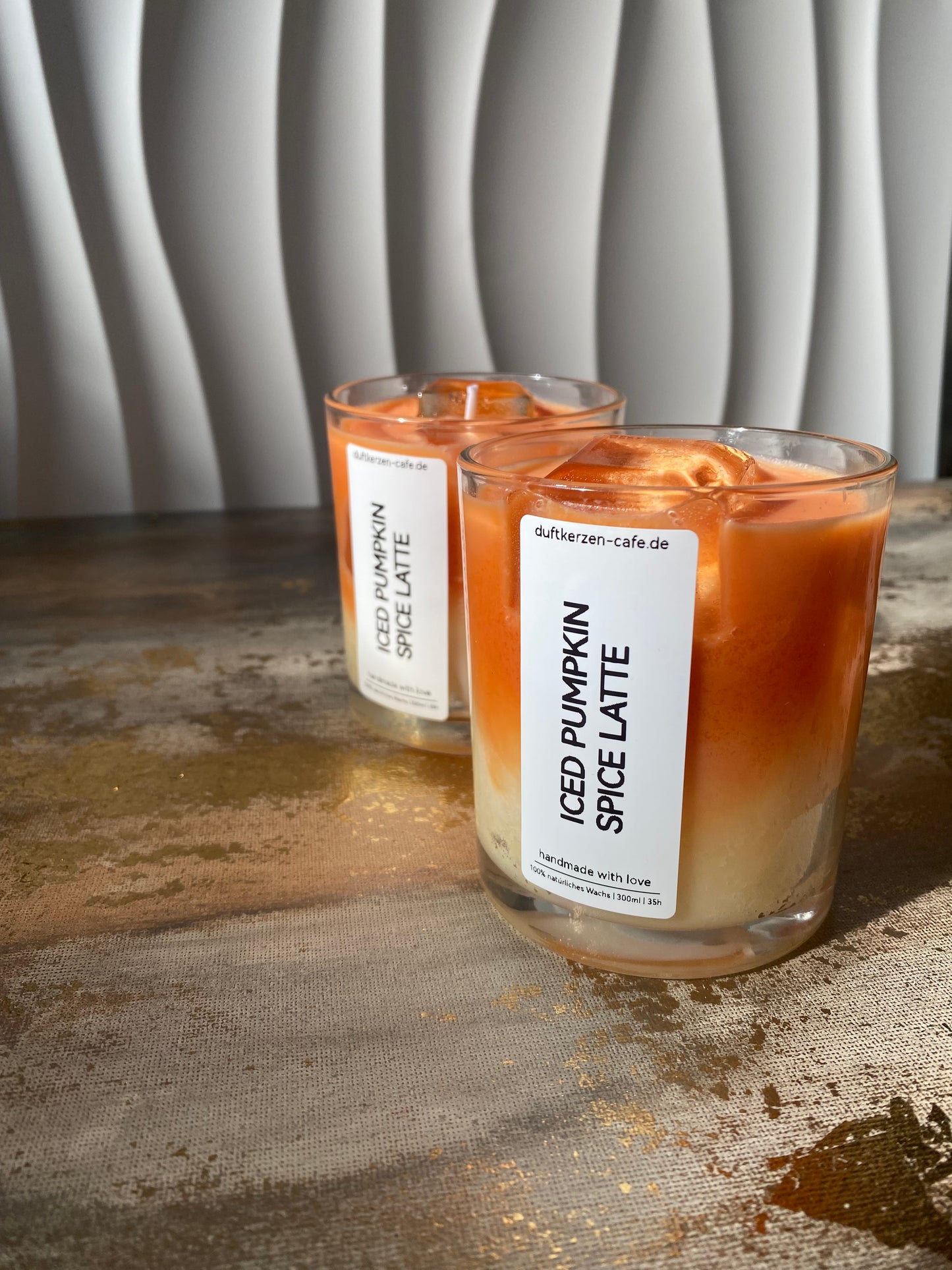 ICED PUMPKIN SPICE LATTE KERZE