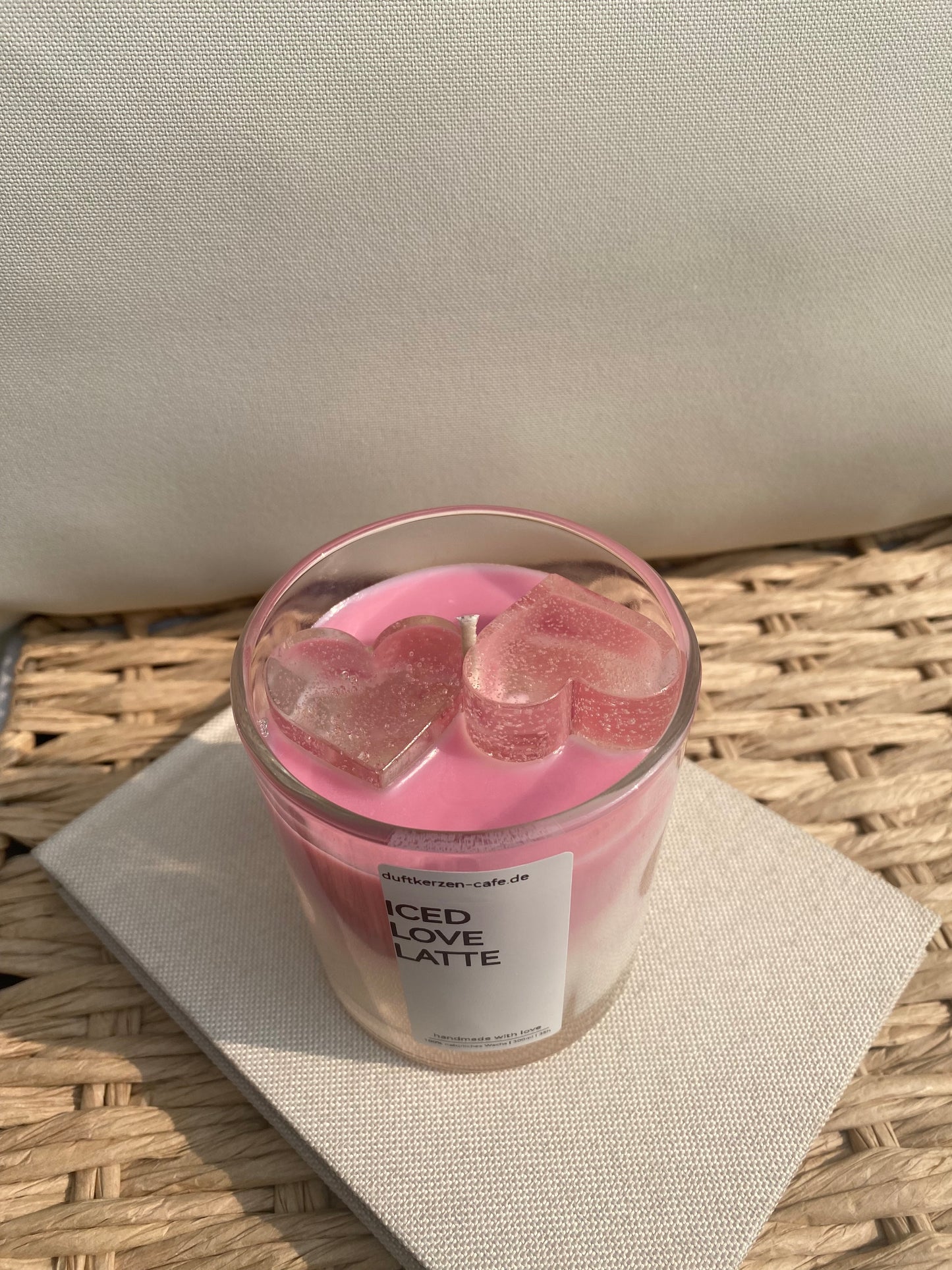 ICED LOVE LATTE KERZE